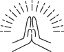 icon of healing hands